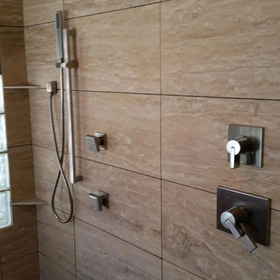 Shower fixture installation for Water Heater Replacement in Bossier City